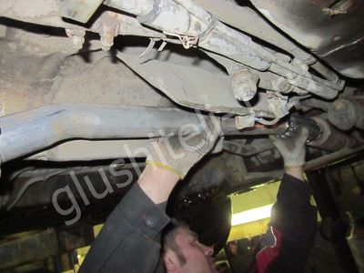 Замена гофры и приемной трубы Mazda MPV LW